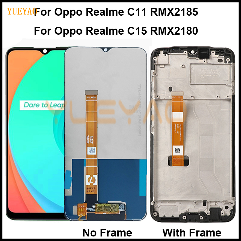 LCD OPPO Realme C11 C12 C15 RMX2185 RMX2180 RMX2189 LCD 디스플레이 터치 패널 스크린 디지타이저 센서 어셈블리